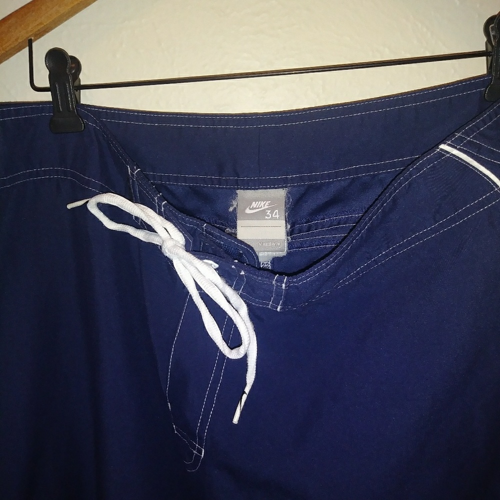 Nike Navy Swim Board Shorts - Picture 3 of 5